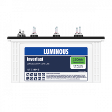 LUMINOUS Inverlast ILTJ18148 150Ah Tubular Jumbo Battery Tubular Inverter Battery (150Ah)